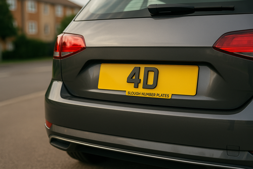 Premium 4D Number Plates – Road Legal & Stylish Plates in Slough, UK